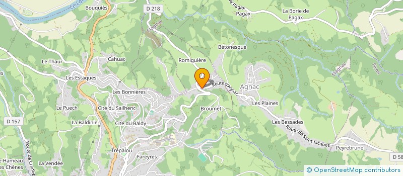 localisation de l'entreprise SCI LOMBART  DECAZEVILLE