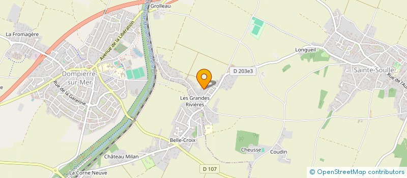 localisation de l'entreprise SCI LOMBOCK  SAINTE-SOULLE