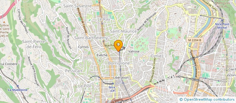 localisation de l'entreprise SCI LOMBOK à NICE