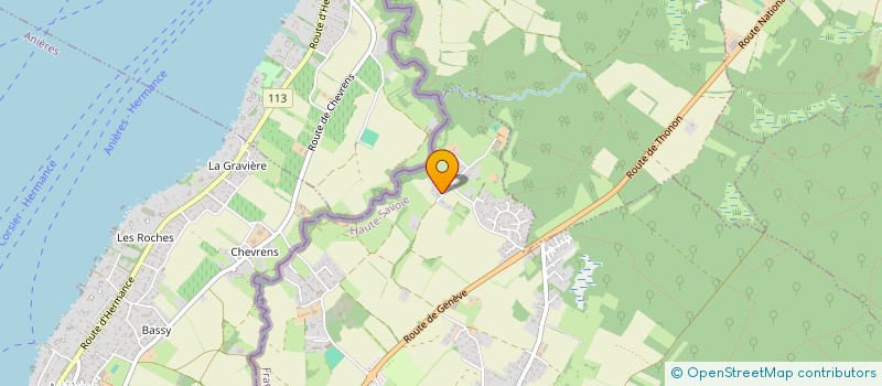 localisation de l'entreprise SCI LOMENA  VEIGY-FONCENEX