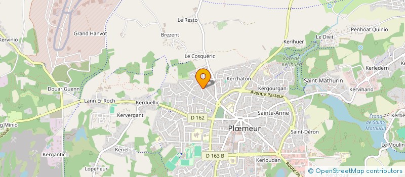 localisation de l'entreprise SCI LOMENER GRAZU à PLOEMEUR