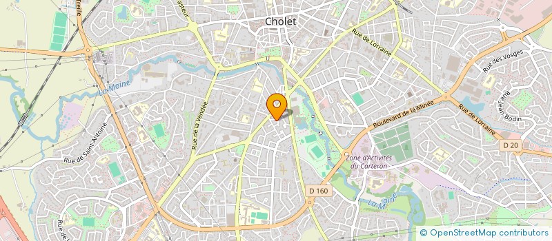 localisation de l'entreprise SCI LOMET à CHOLET