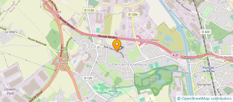 localisation de l'entreprise SCI LOMI  FLERS-EN-ESCREBIEUX