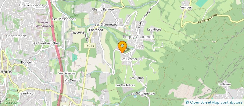 localisation de l'entreprise SCI LOMILOC  PUGNY-CHATENOD