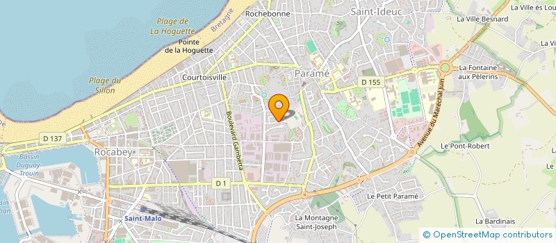 localisation de l'entreprise SCI LOMITAN  SAINT-MALO