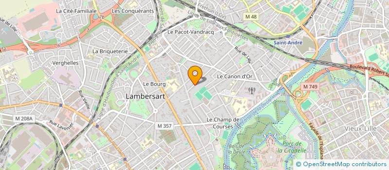 localisation de l'entreprise SCI LOMME MARAIS à LAMBERSART