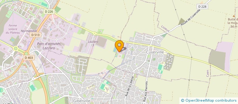 localisation de l'entreprise SCI LOMVAL  CUVERVILLE