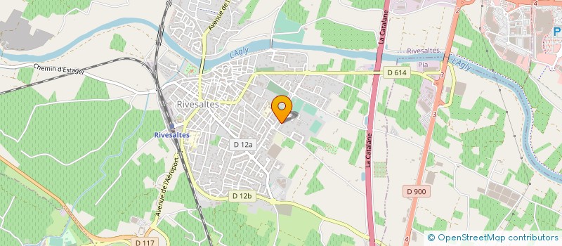 localisation de l'entreprise SCI LOMY  RIVESALTES