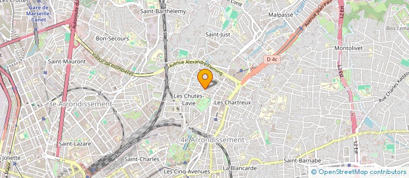 localisation de l'entreprise SCI LON CARDI à MARSEILLE