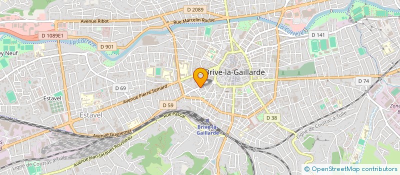 localisation de l'entreprise SCI LONARYLINE  BRIVE-LA-GAILLARDE