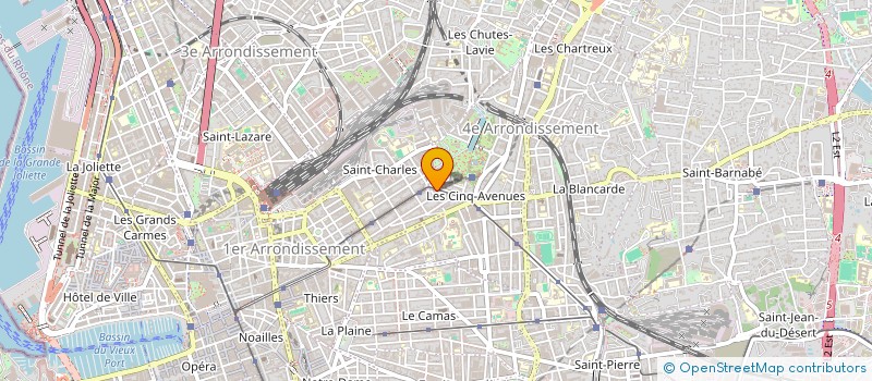 localisation de l'entreprise SCI LONCHAMP à MARSEILLE