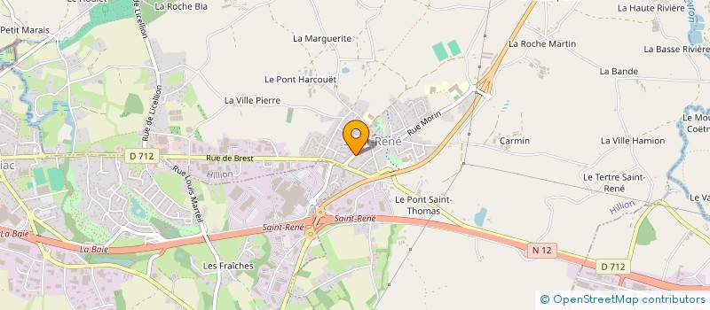 localisation de l'entreprise SCI LONCLE CNS  HILLION