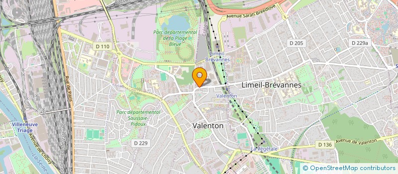 localisation de l'entreprise SCI LONDON INVEST  VALENTON