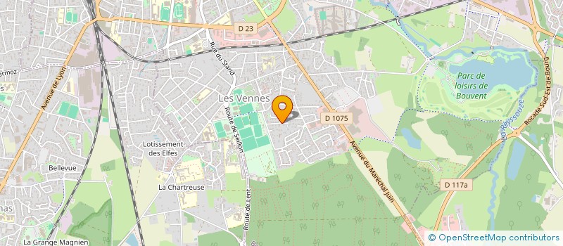 localisation de l'entreprise SCI LONDON VTF à BOURG-EN-BRESSE
