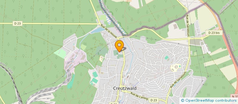 localisation de l'entreprise SCI LONDRES  CREUTZWALD