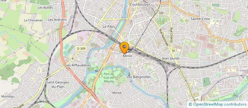 localisation de l'entreprise SCI LONDRES-ATHENES  LE MANS