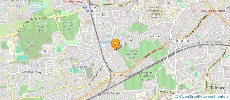 localisation de l'entreprise SCI LONG ET TUAN  PESSAC