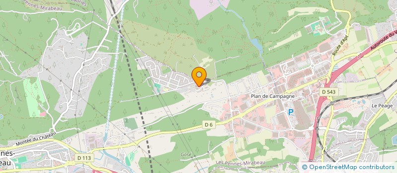 localisation de l'entreprise SCI LONG PHUNG à LES PENNES-MIRABEAU