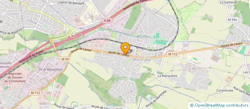 localisation de l'entreprise SCI LONG TON  MONTRABE