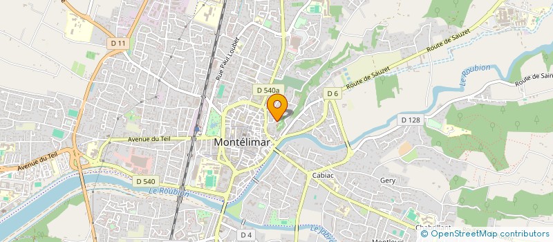 localisation de l'entreprise SCI LONGALENE à MONTELIMAR