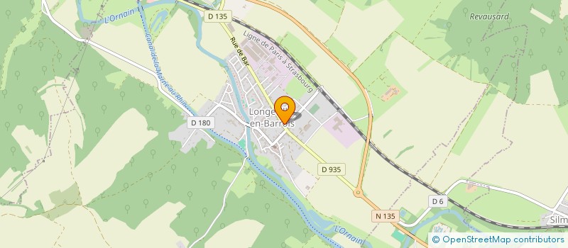 localisation de l'entreprise SCI LONGAVILLA à LONGEVILLE-EN-BARROIS