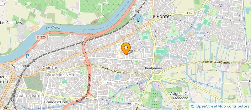 localisation de l'entreprise SCI LONGCHAMP  LE PONTET