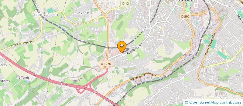 localisation de l'entreprise SCI LONGCHAMP à VOIRON