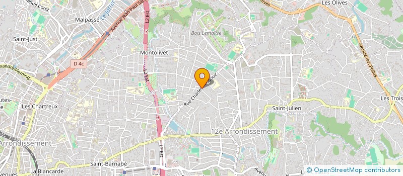 localisation de l'entreprise SCI LONGCHAMP à MARSEILLE