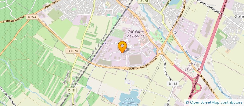 localisation de l'entreprise SCI LONGCHAMP à BEAUNE
