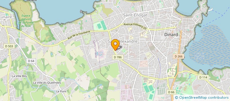 localisation de l'entreprise SCI LONGCHAMP  DINARD