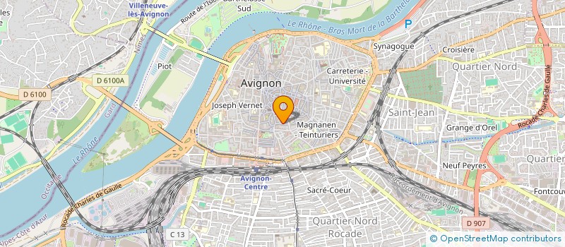 localisation de l'entreprise SCI LONGCHAMPS  AVIGNON