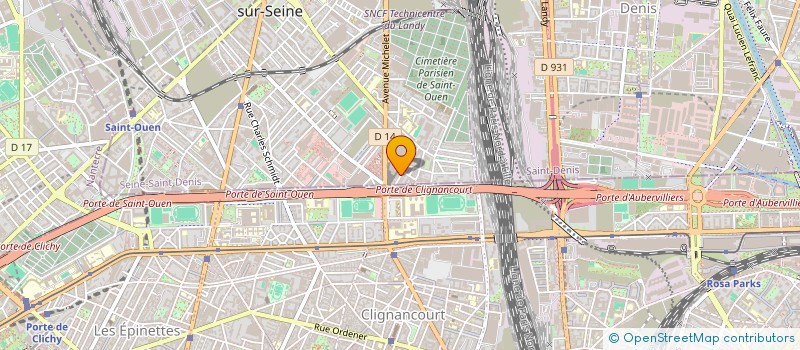 localisation de l'entreprise SCI LONGCHAMPS LE BOUT D'EN HAUT  SAINT-OUEN-SUR-SEINE