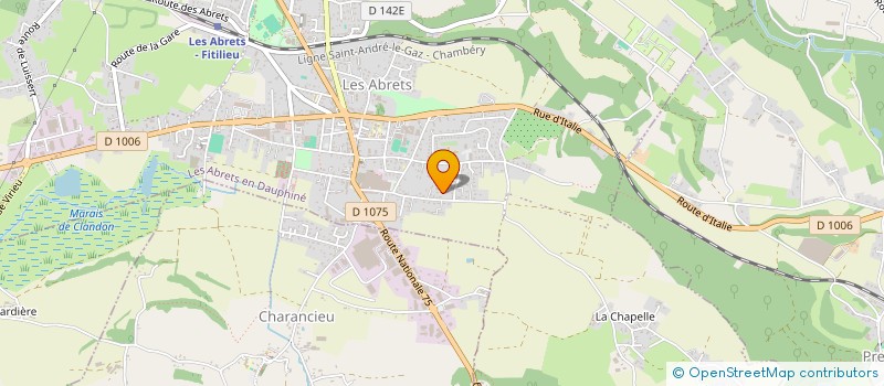 localisation de l'entreprise SCI LONGEFAN à LES ABRETS-EN-DAUPHINE