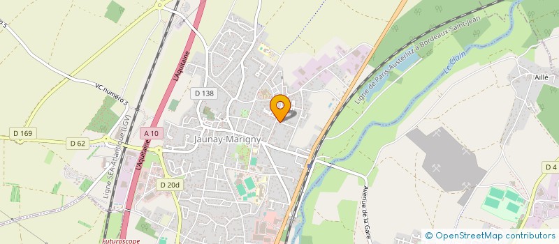 localisation de l'entreprise SCI LONGERE  JAUNAY-MARIGNY