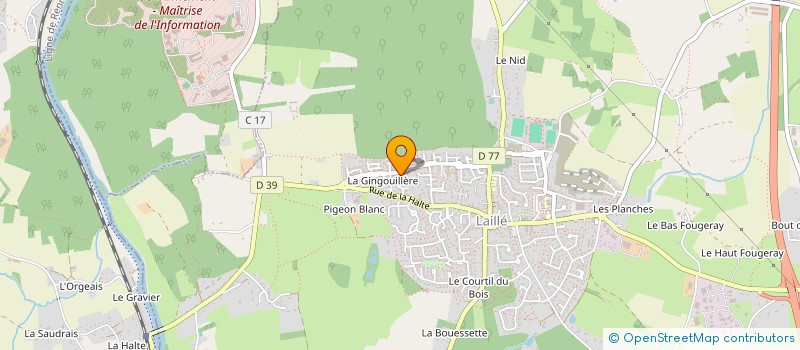 localisation de l'entreprise SCI LONGFORD  LAILLE