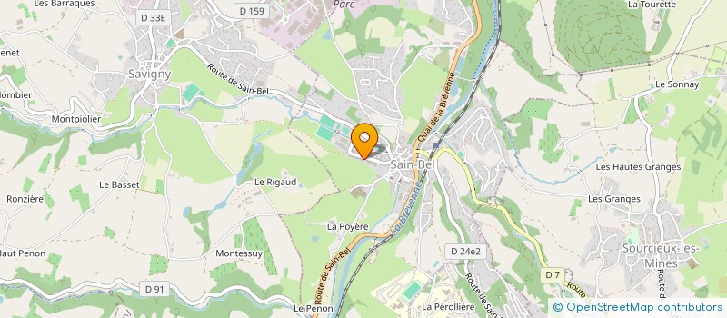 localisation de l'entreprise SCI LONGITUDE  SAIN-BEL