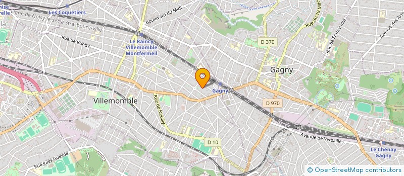 localisation de l'entreprise SCI LONGPERRIER à VILLEMOMBLE