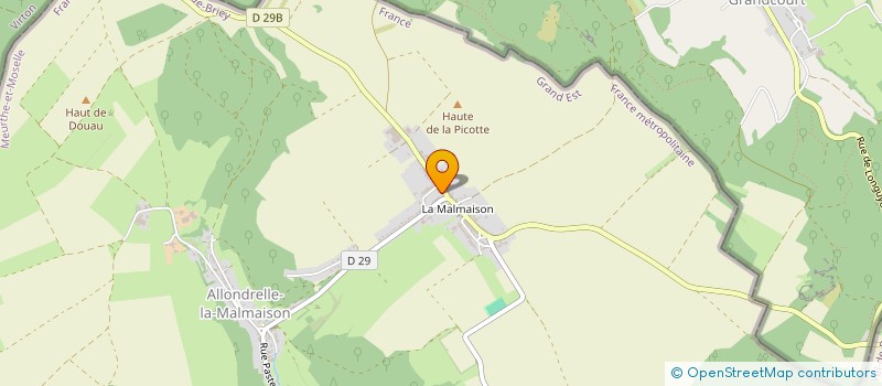 localisation de l'entreprise SCI LONGUE RAYE  ALLONDRELLE-LA-MALMAISON