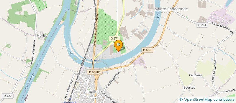 localisation de l'entreprise SCI LONGUEVILLE SUD à AIGUILLON