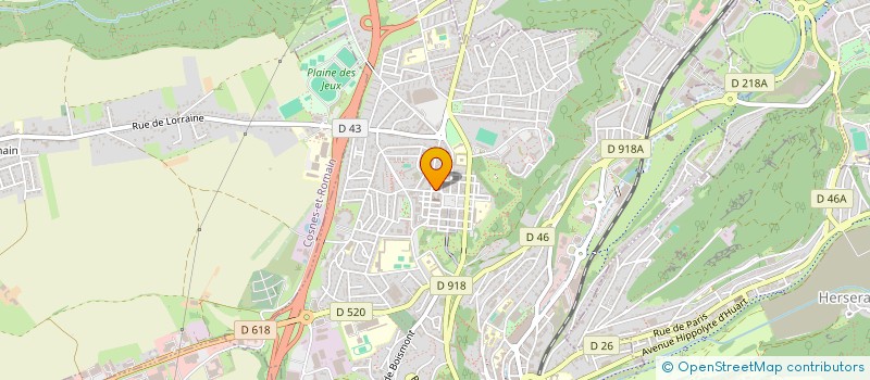 localisation de l'entreprise SCI LONGWY CE à LONGWY