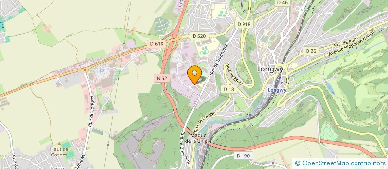 localisation de l'entreprise SCI LONGWY MEUBLES à LONGWY