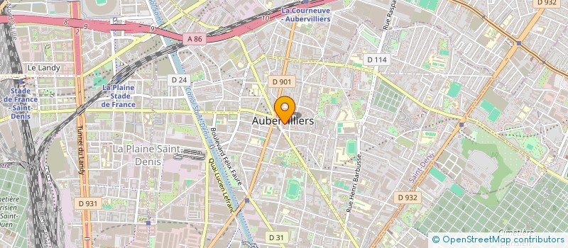 localisation de l'entreprise SCI LONI  AUBERVILLIERS