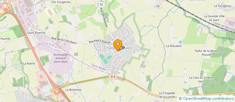 localisation de l'entreprise SCI LONISA  SAINT-MALO