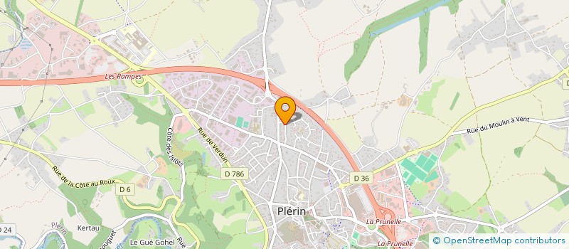 localisation de l'entreprise SCI LONNI  PLERIN