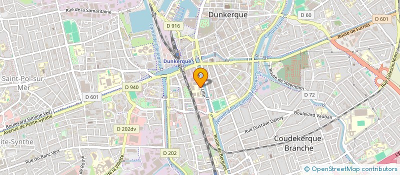 localisation de l'entreprise SCI LONVERT NORBERT à DUNKERQUE