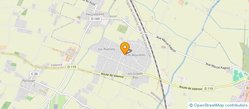 localisation de l'entreprise SCI LONY GIANI  MONTELIER