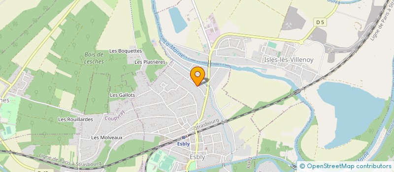 localisation de l'entreprise SCI LOOBEYMAC à ESBLY