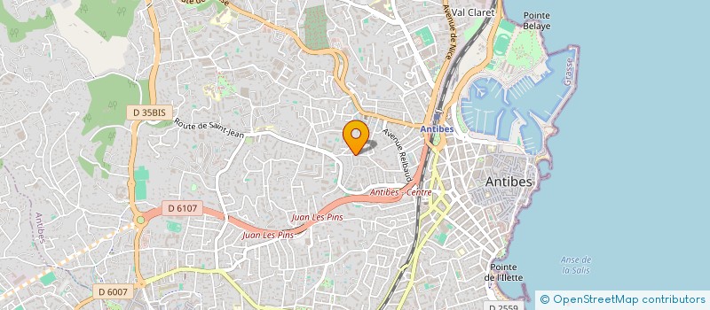 localisation de l'entreprise SCI LOOLI à ANTIBES