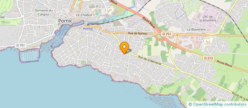 localisation de l'entreprise SCI LOONA  PORNIC