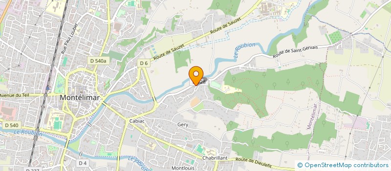 localisation de l'entreprise SCI LOONA à MONTELIMAR